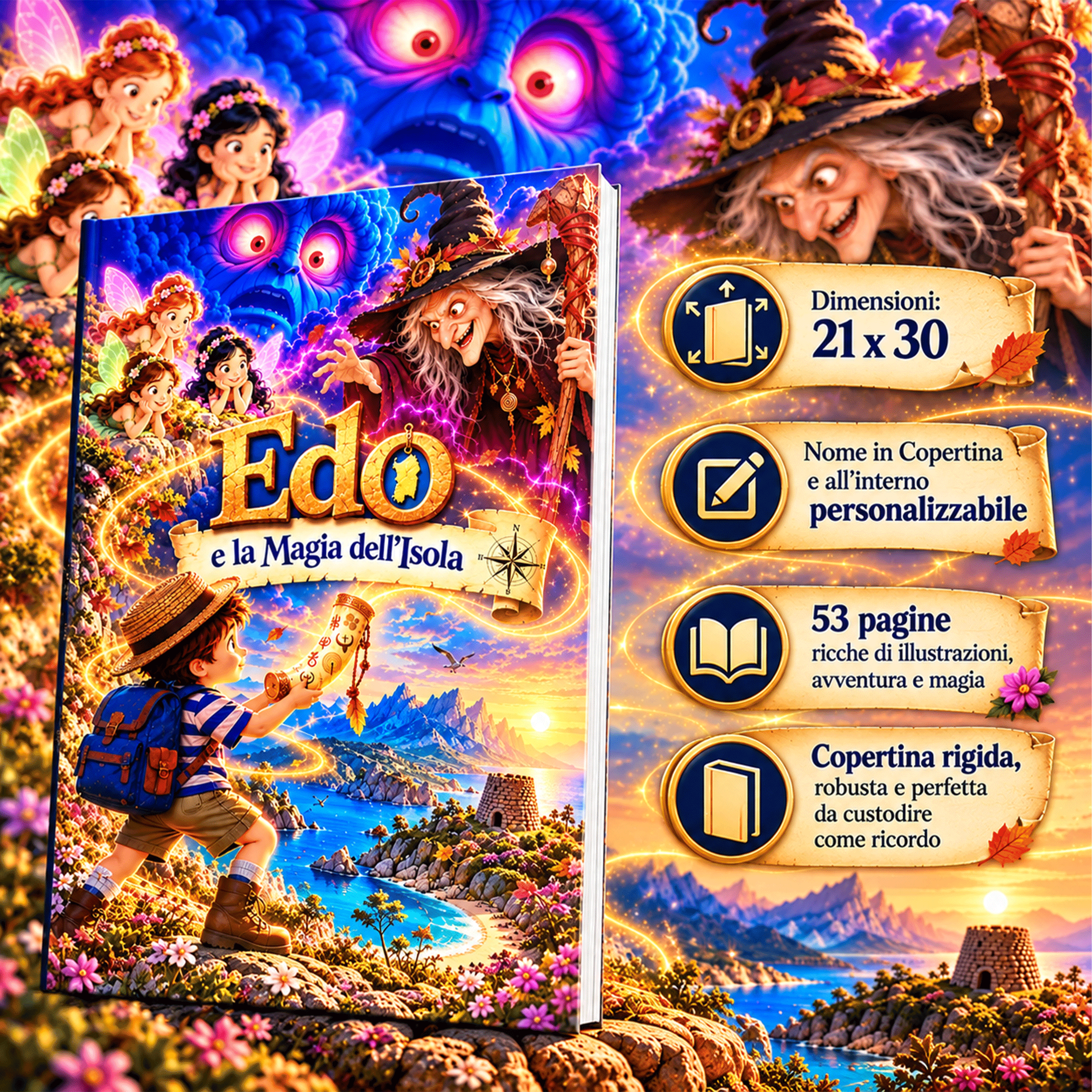 Libro Personalizzabile LA MAGIA DELL'ISOLA (PREORDINE) - immagine 2