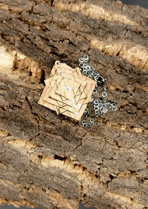 Collana Rombi intrecciati