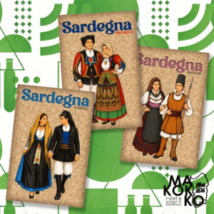 Cartolina Sughero ABITO TRADIZIONALE
