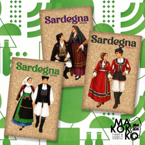 Cartolina Sughero ABITO TRADIZIONALE2