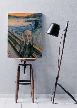 Tela Canvas L'URLO GHIGNANTE
